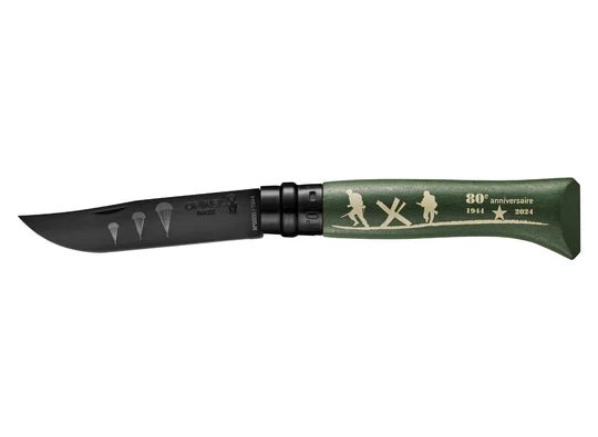 Opinel N°08 1944-2024 Anniversary Knife green