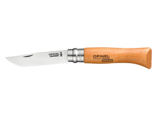 Opinel No.8 Classic Originals Carbon Steel Knife with Sheath Gift Set - ATLAS