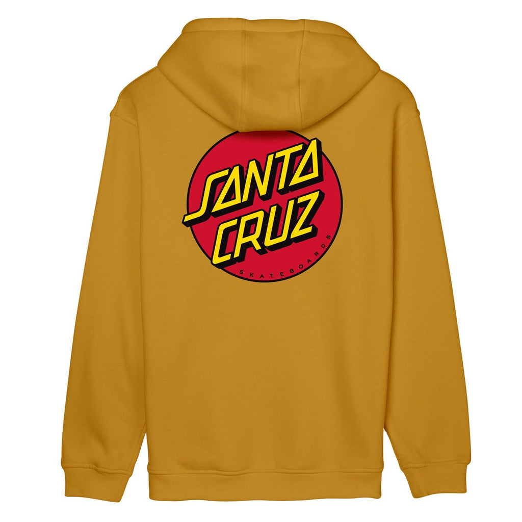 Santa Cruz Classic Dot Mens Hoodie gold