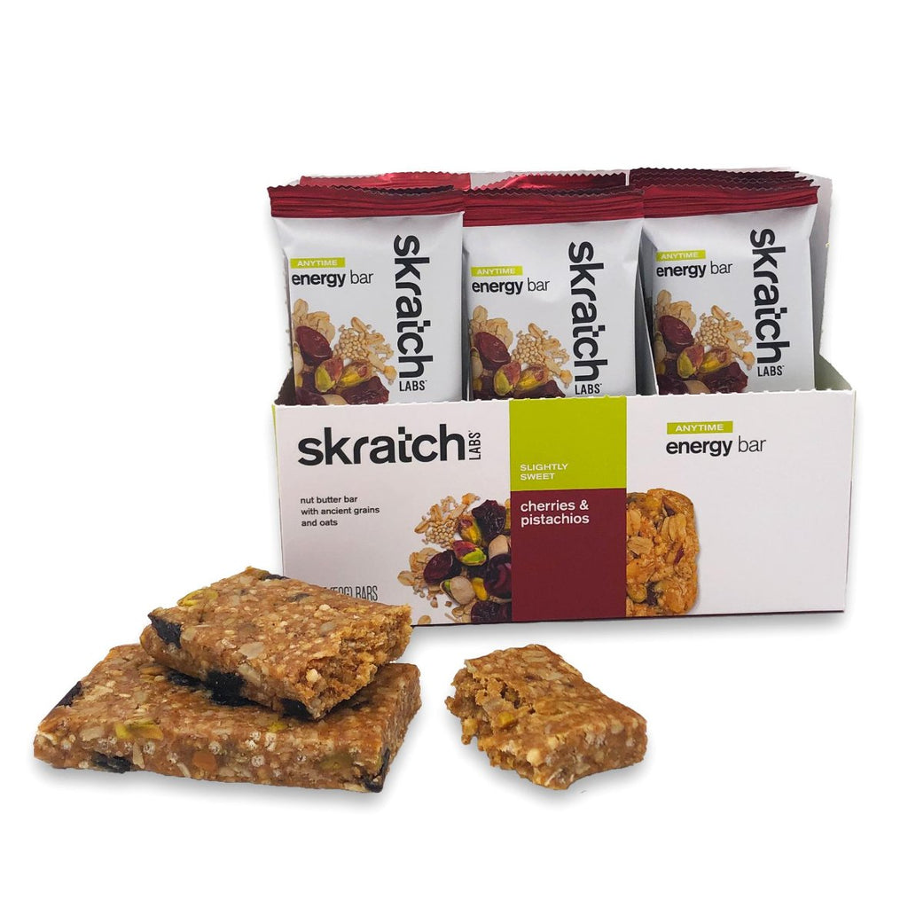 Skratch Labs Energy Bars cheeries and pistachio