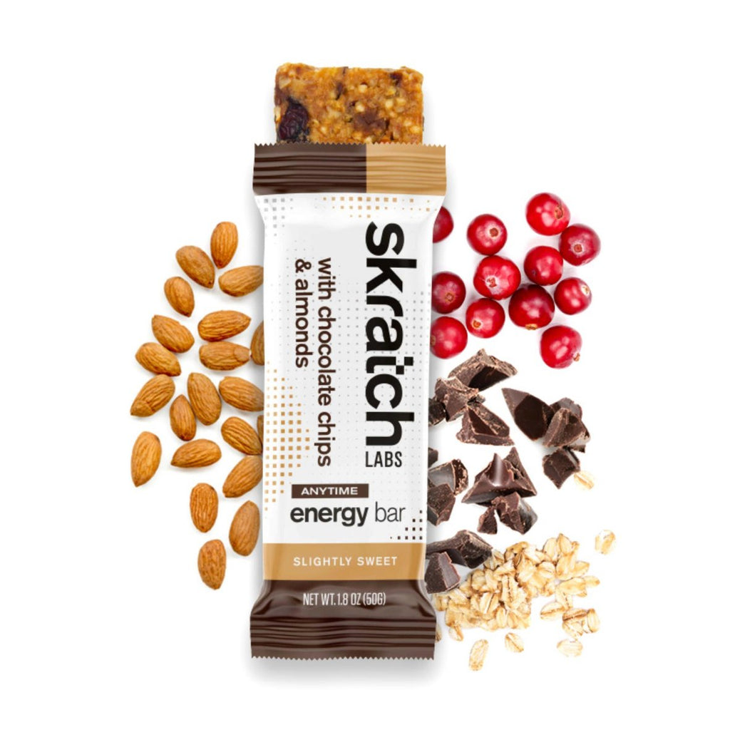 Skratch Labs Energy Bars chocolate chips and almonds individual