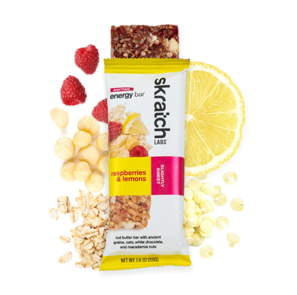 Skratch Labs Energy Bars raspberries and lemons individual