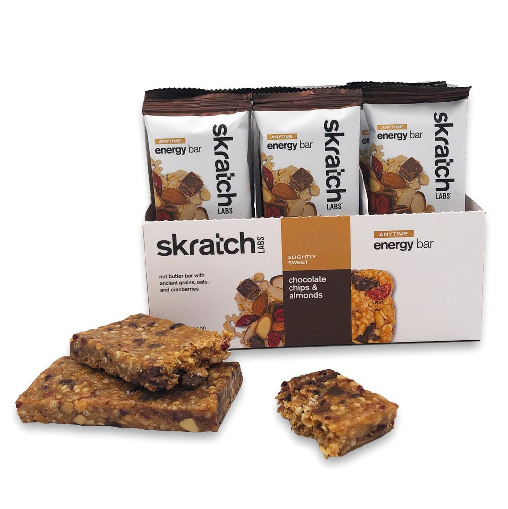 Skratch Labs Energy Bars chocolate chips and almonds