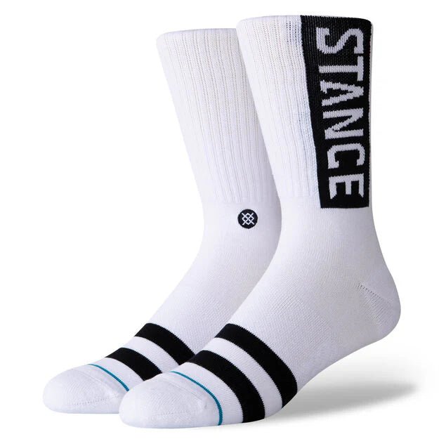 STANCE OG CREW SOCK WHITE