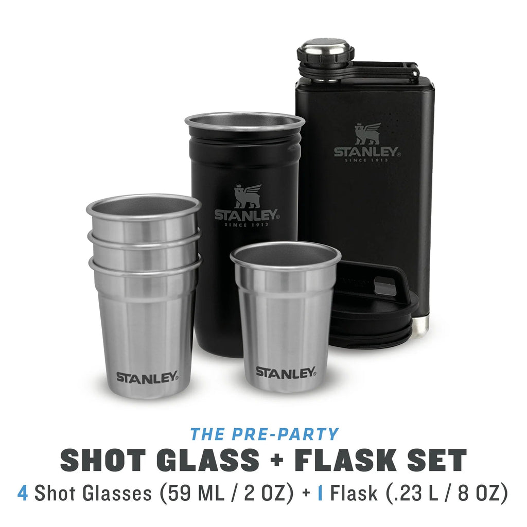 STANLEY ADVENTURE PRE-PARTY SHOT GLASS + FLASK SET - ATLAS