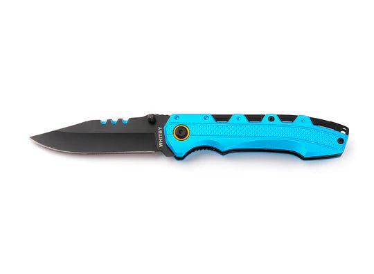 Whitby Liner Lock Knife - Blue Aluminium image 2